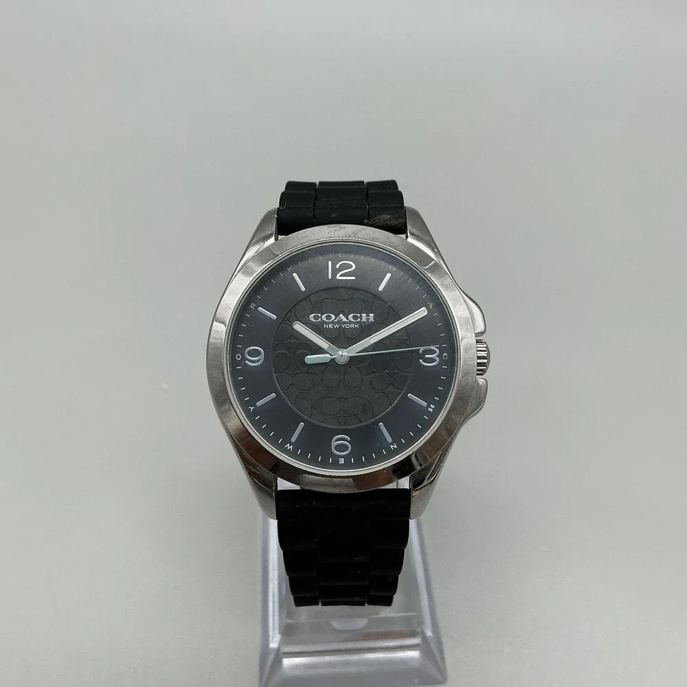 Coach Libby Womens Watch 39mm Black Dial Logo Dial New Battery